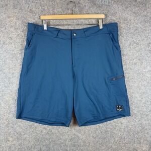 NRS Guide Shorts Mens 40 Blue Hiking Fishing Rock Climbing Quick Dry